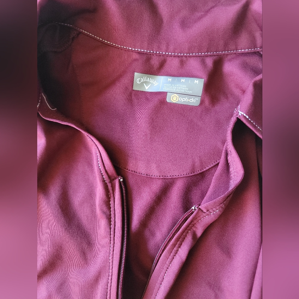 Callaway Maroon Polo Size M